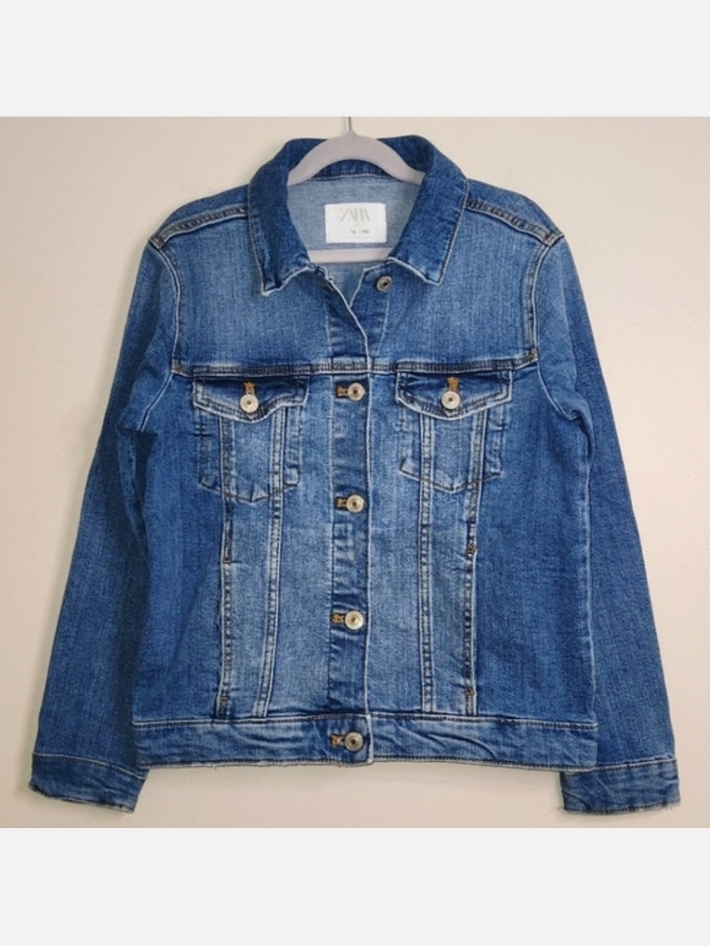 Zara Girls Jean Jacket, Size 10 ~ EUC